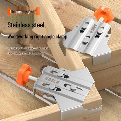 Stainless Steel 90° Welding and Woodworking Clamp Fixture