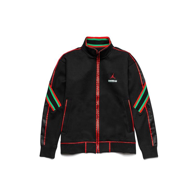 Air Jordan x why not ? x FACETASM mid-length Jacket US Edition Black Red Men s DC4638-010 S