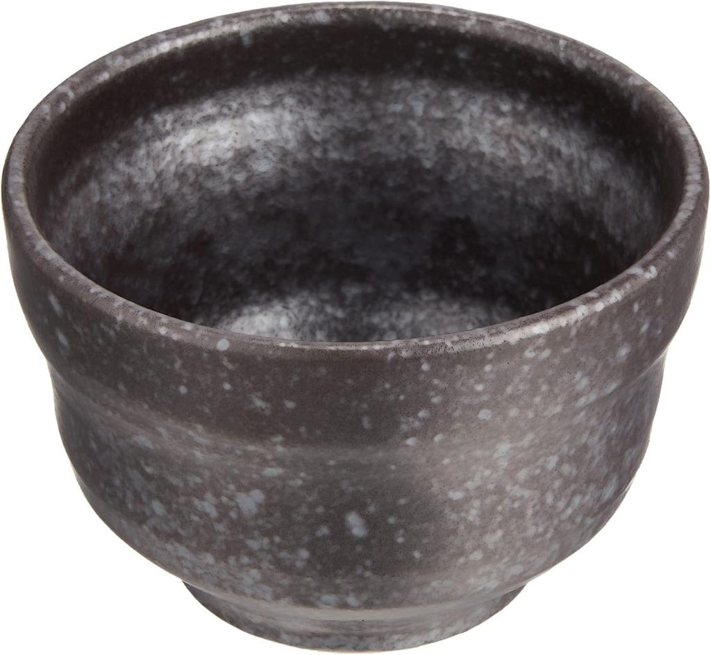 Sake Warmer Set 6cm Diameter x 140ml Black and for Cold and Hot Mino Ware Made in Japan Ale-net (Small), 10.2cm Height, Capacity, Silver, Sake,