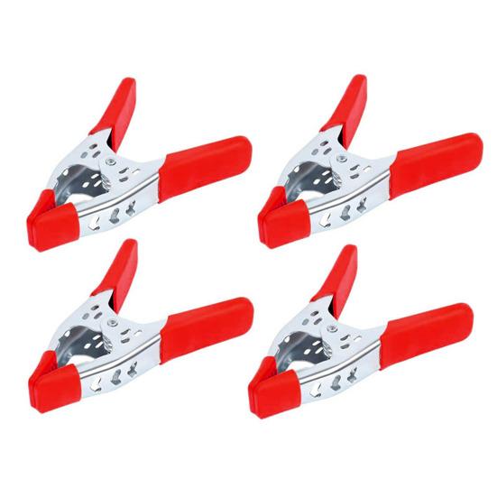 1/8 Pcs Outdoor A-shaped Clip Heavy Duty Jaw Opening Thick Rust-Proof Comfortable Handle Anti-slip No Deformation Strong Spring Clamp Woodworking