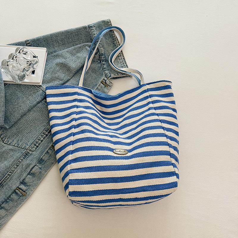 Casual Fashion Foreign Style Simple Bag Women's Spring and Summer Lazy Style Large-capacity Tote Bag Student Class Shoulder Bag