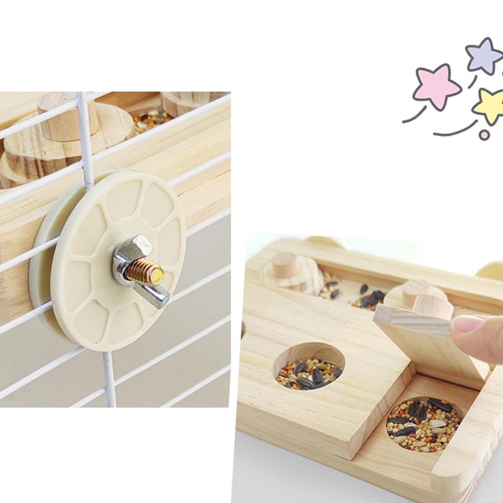 Bird Foraging Box Toy Snuffle Game Mental Toy for Sun Conures Hamster