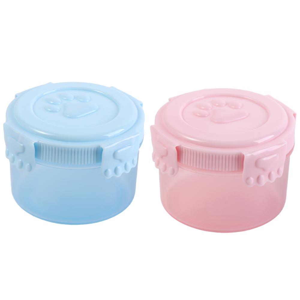 Round/square Sauce Container Plastic Crisper Box Portable Sauce Box  Mayonnaise
