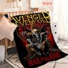 Blanket Flannel Warm Comfort Soft Avenged Sevenfold Plush Rock for Sofa Band Living Room Office Bedroom Travel