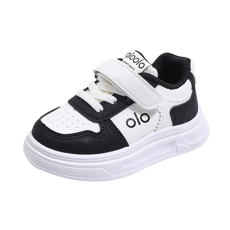 Kids Low-Top Casual Sneakers Girls Boys Rubber Sole Magic Tape