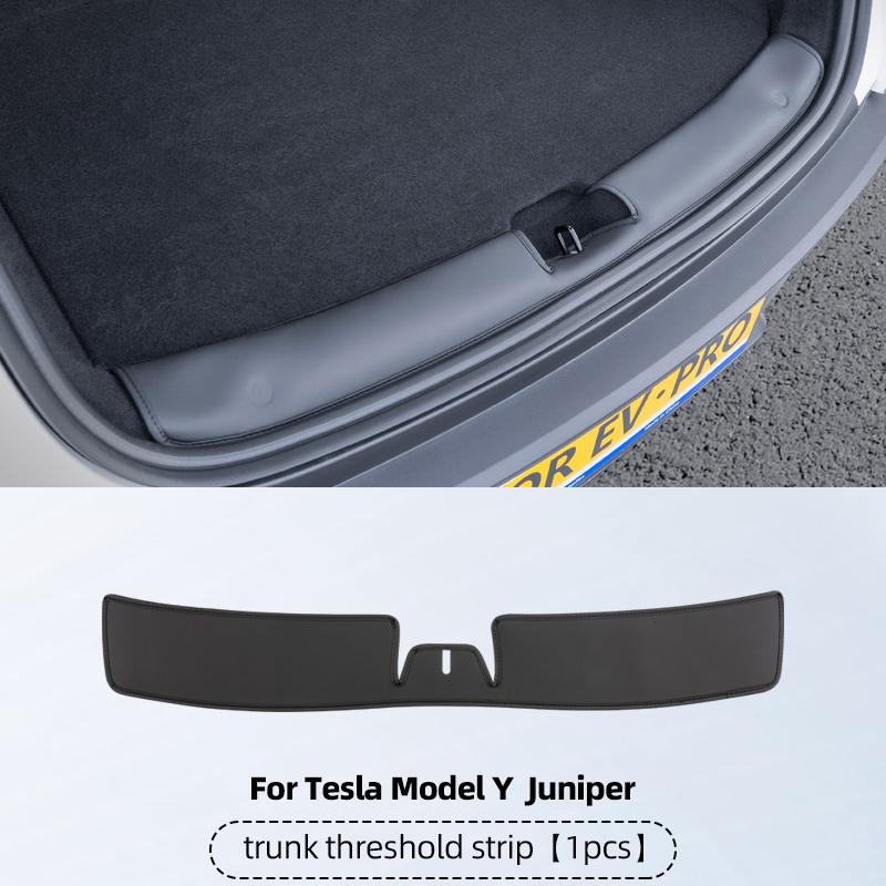 For Tesla Model Y Juniper trunk threshold protection strip, tailgate threshold pad, interior modification accessories
