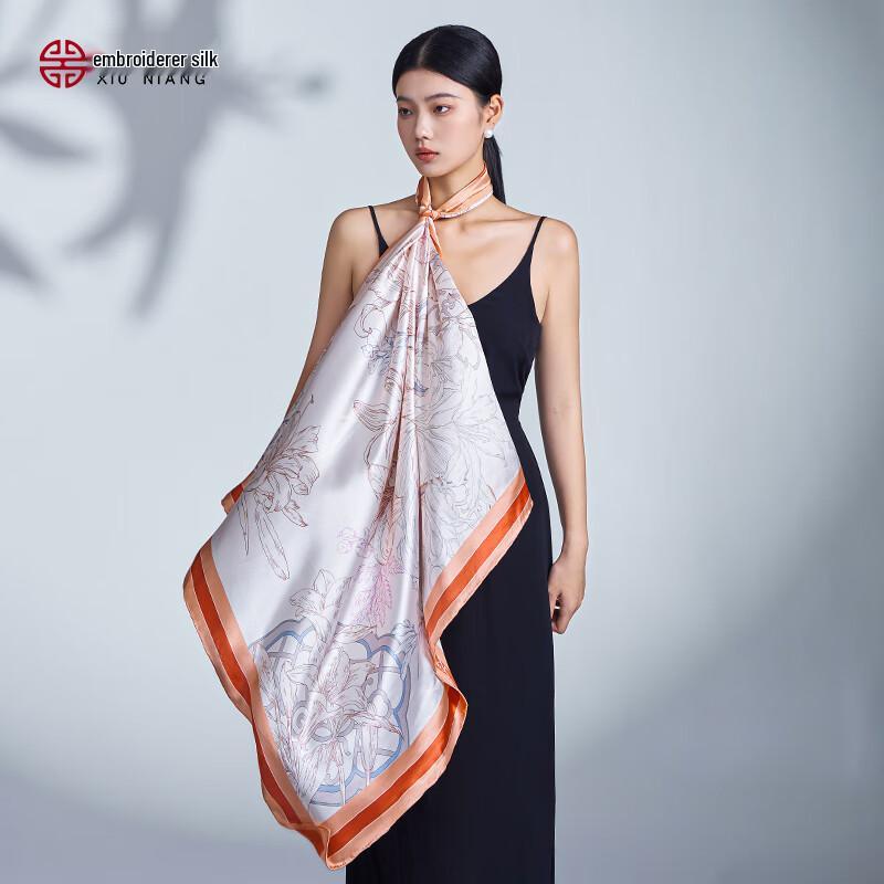 Luxury Mulberry Silk Square Scarf Gift Set for Women