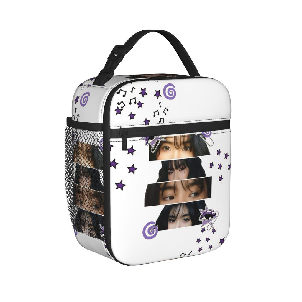 Katseyes Kpop Girl Group Thermal Insulated Lunch Bags for Office Portable Food Container Bags Thermal Cooler Lunch Boxes