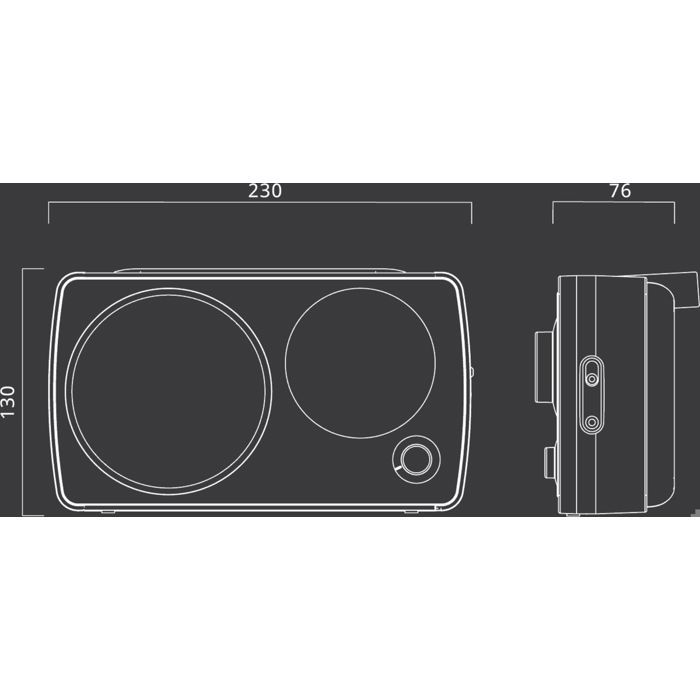 Radio portable muse m 075 r noir
