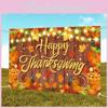 Thanksgiving Party Happy Background Cloth Decoration Banner Hanging Decoration