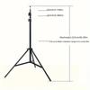 Metal Aluminum Alloy Portable Photography Tripod Light Stand with 1 4 Screw for LED Ring Light Softbox Phone Camera