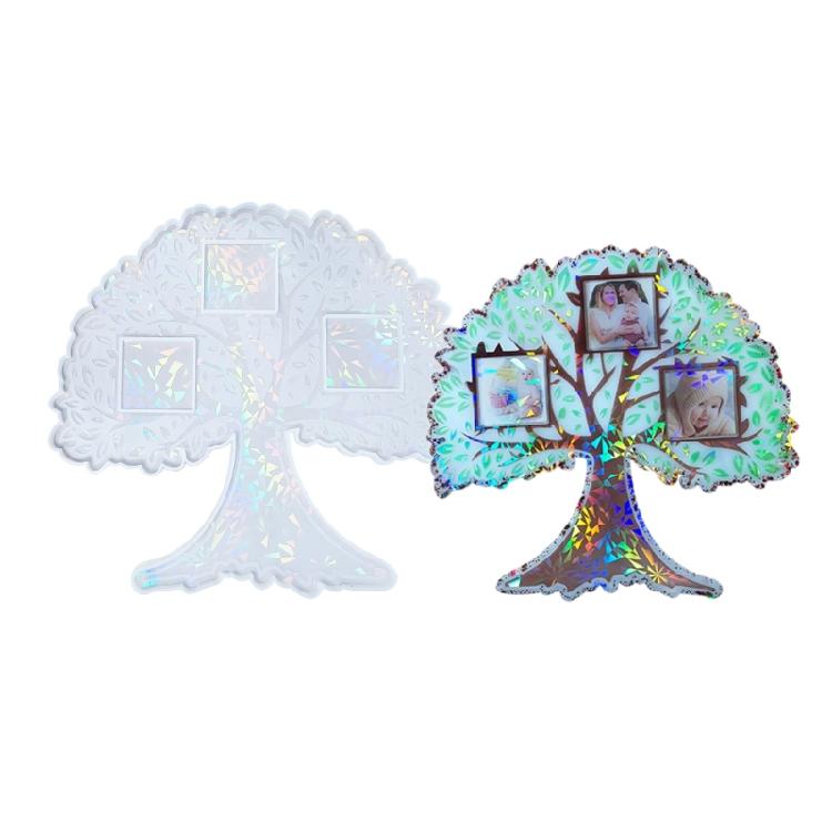 Resin Picture Frame Mold Large Size Tree Silicone Photo Molds Home Wall Decor