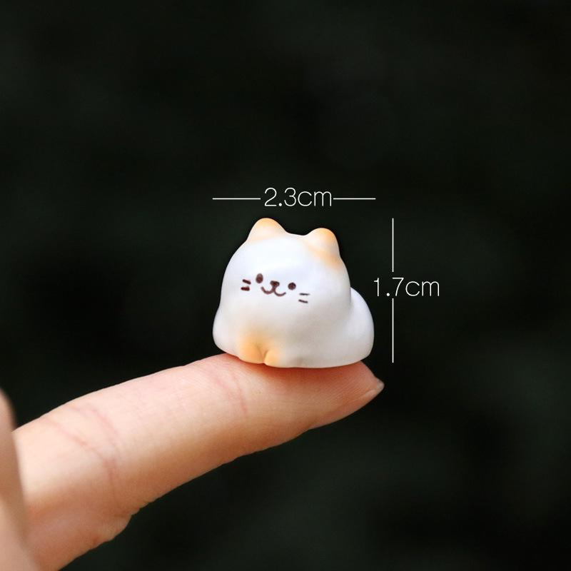 

Очаровательная плюшевая кукла в виде мультяшного котенка - Креативный декор для кукольного домика и сада, сделанный своими руками, для рабочего стола