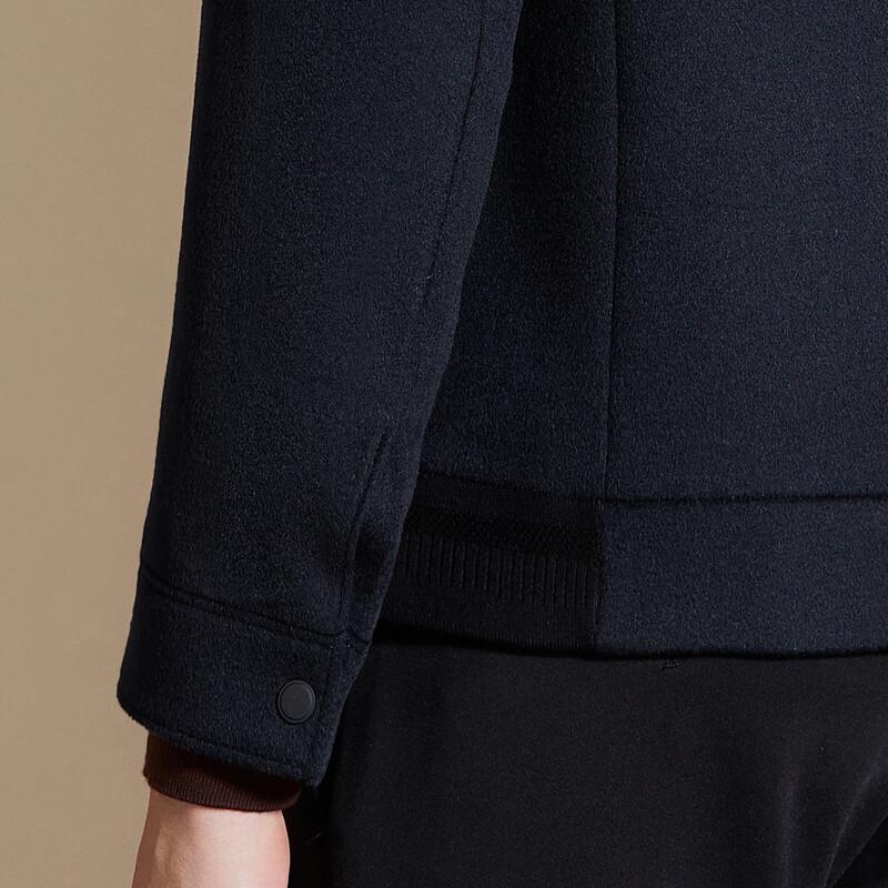 Antonio Men's Stand-Collar Silk Cashmere Wool Blend Jacket