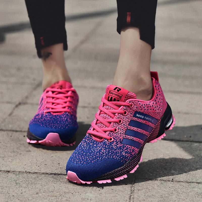 

Foreign trade couple running shoes mesh shoes men s shoes autumn large size sports shoes breathable casual shoes 47
