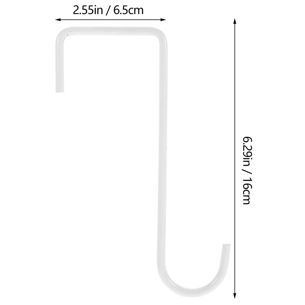 6Pcs Strong Plant Hanger Hooks Outdoor Garden Fence Tree Branch Mounting Hangers for Flower Pots Bird Feeders Landscape Setup