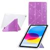 Applicable to iPad Pro 11 tablet leather case, Samsung Tab S9FE glitter three-fold bracket anti-drop case Xiaomi 7
