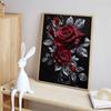 5D Gothic Red Diamond Gem Rose Set, DIY Rhinestone Cross Stitch Craft, Decorative Home Wall Decorations