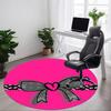1pc Bowtie, Floral Chair Carpet for Office, Non-slip, Soft and Durable Office Rug for Decoration, Perfect for Office Yy251229118