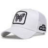 Unisex Butterfly Embroidery Baseball Net Caps Spring And Summer Outdoor Adjustable Casual Hats Sunscreen Hat
