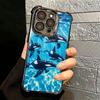 Orca Ocean Pattern Soft Phone Case For iPhone 15 16 17 Air 14 Pro Max 16E Plus 13 12 Mini Plating Anti-Fall Fundas
