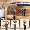 Adjustable Multi- Rotate Magnetic Phone Clip Holder Airplane Travel Essentials Travel Portable Mobile Phone Stand For iP