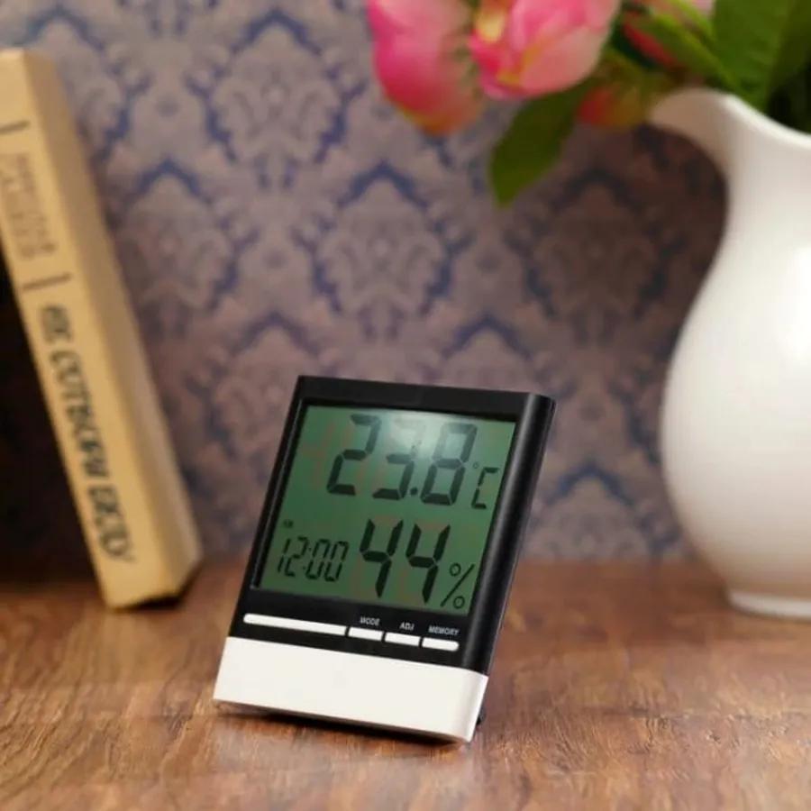 Home Weather Station, Room Thermometer, Hygrometer, Alarm Clock, Home Thermometer, Weather Station, Table Clock