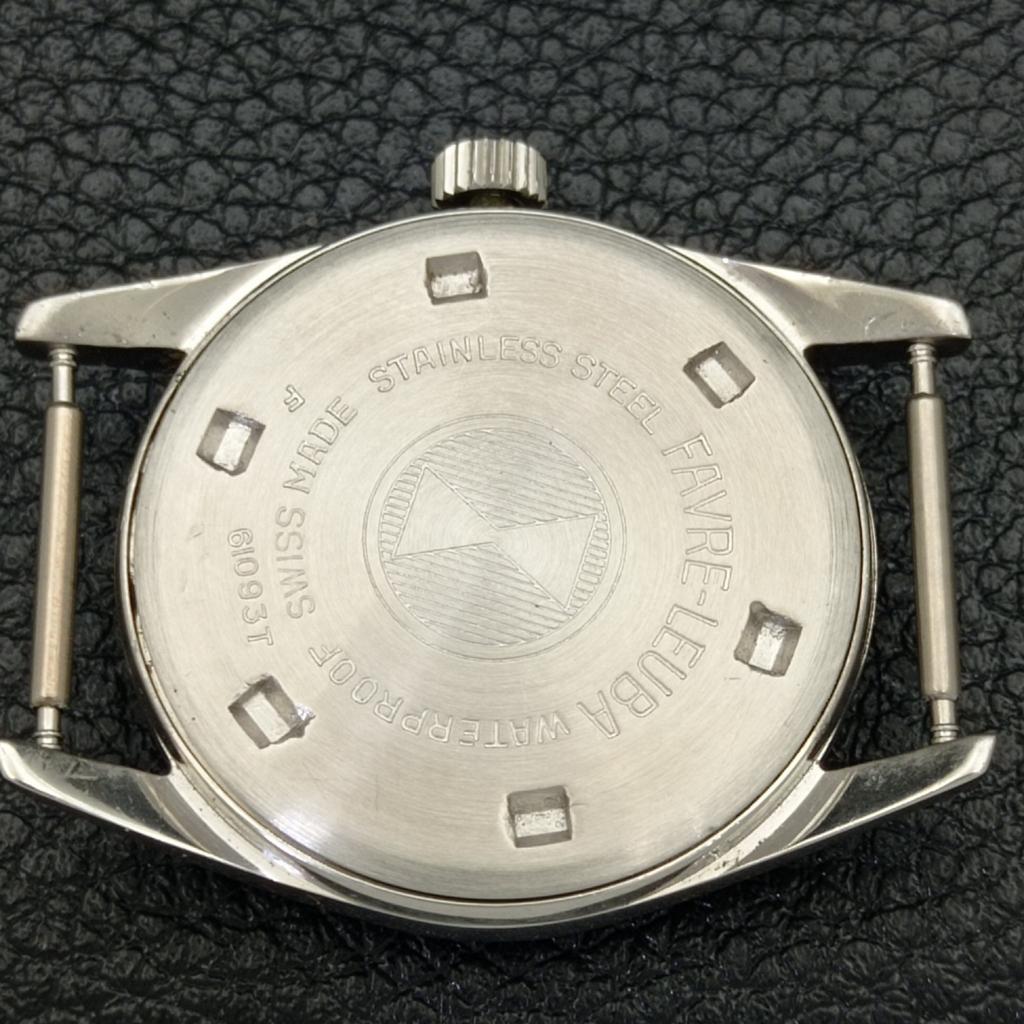 SWISS VINTAGE FAVRE LEUBA 253 HAND-WINDING MENS ORIGINAL DIAL WATCH a436422-2 R129-a436422