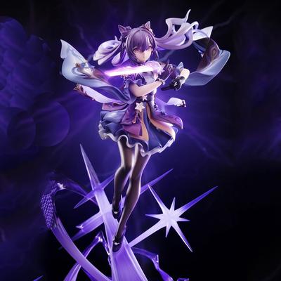 25cm Anime Figure Genshin Impact Keqing Shenhe Hu Tao Xiao Standing Sword Model Decoration Collection Toy Sexy Japanese Dolls
