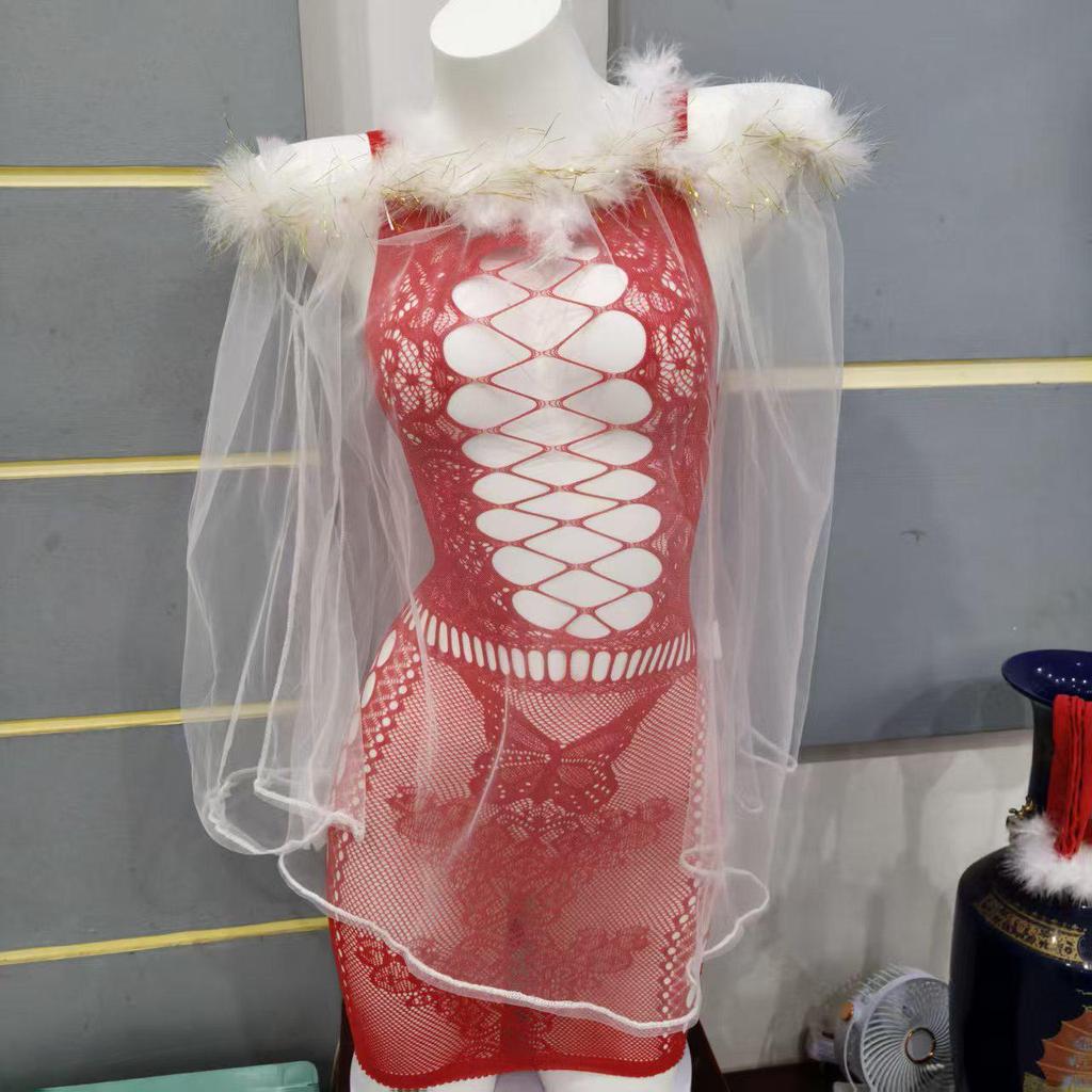 Plus Size European & American Sexy Christmas Lingerie Sets for Women