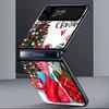 Christmas Tree Girl Gift Phone Case For Samsung Galaxy Z Flip Z Flip3 5G Z Flip4 Hard PC Matte Shell