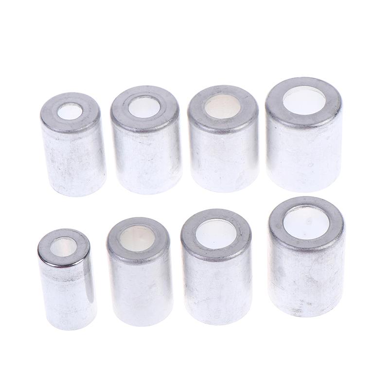 10 ks hliníkových objímek, tvarovek na potrubí, 16 mm, 20 mm, 24 mm, 26 mm, průměr otvoru. Krimpovací návleky na hadice autoklimatizace R12 R134A