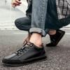 Fashion Mens Sneakers Genuine Leather Casual Outdoor Shoes Male Non-Slip Fashion Luxury Brand Footwear Quality Handmade White Shoe Men