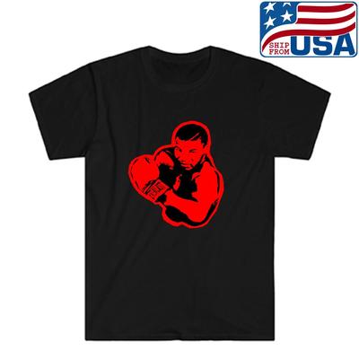 Iron Mike Tyson Boxing Champion Men's Black Size S To 5XL