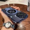 Applicable To IPhone17 Plating Flash Powder Leakage Mark Magnetic Suction Bracket Mobile Phone Case Apple 16pro Lens Film Protection Case