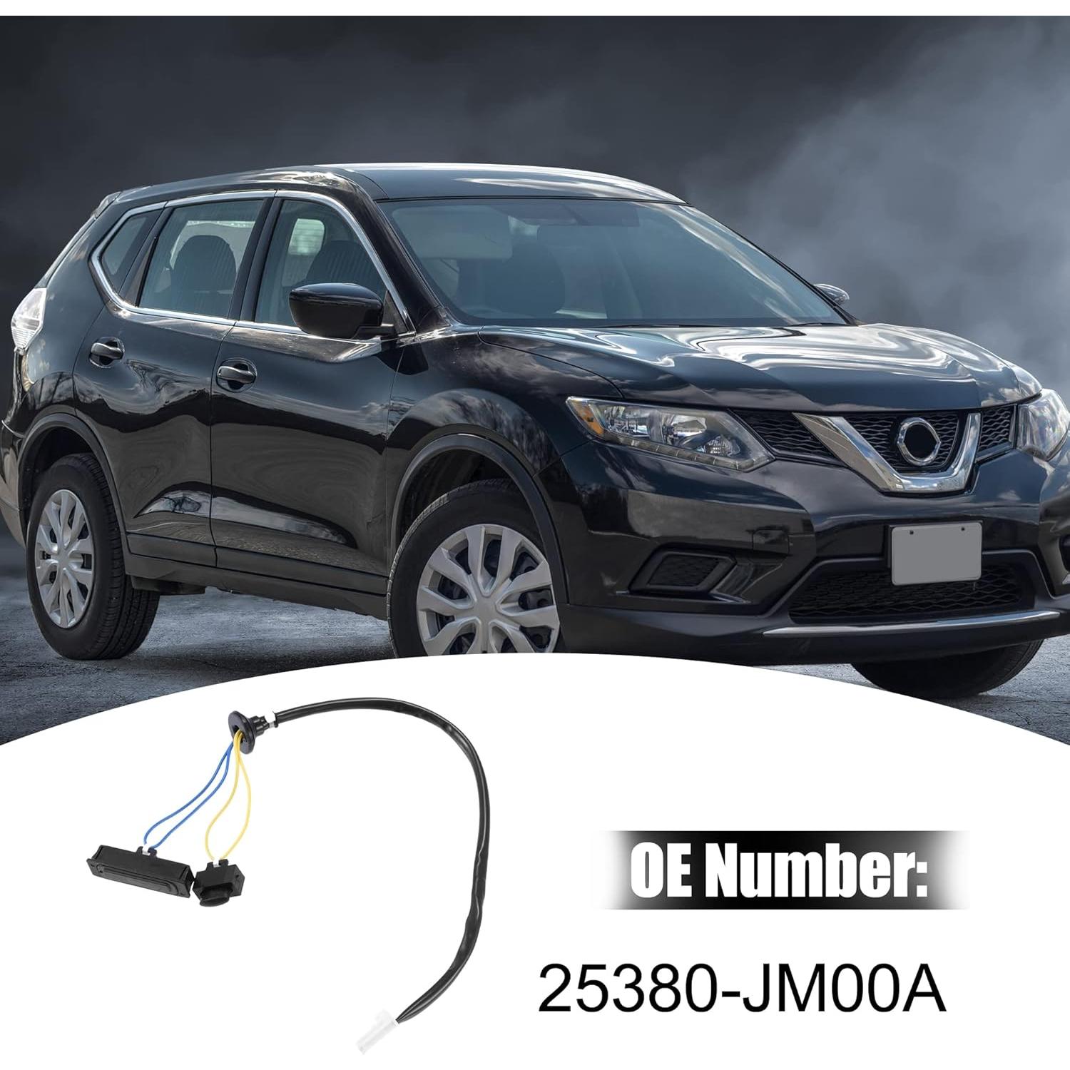 Выключатель задней двери Выключатель открытия багажника Открыватель багажника Подходит для Nissan Rogue 2010 Замена 25380-JM00A 25380-JM00A