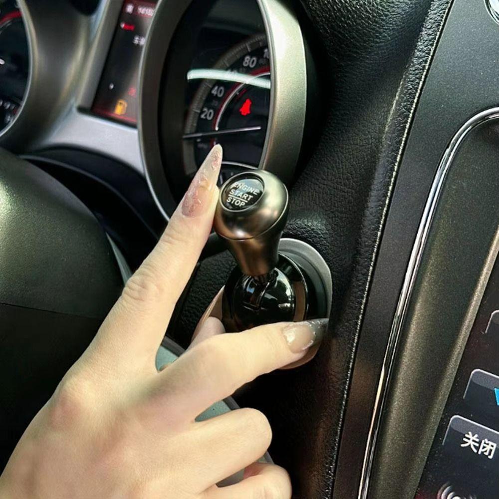 Zinc Zinc Alloy Material One-Start Button Retro Joystick Decoration Start Button Cover Automotive Decoration