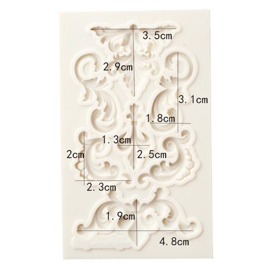 

Embossed Silicone Fondant Mold Cake Chocolate Paste Baking Tray Decorating Tool