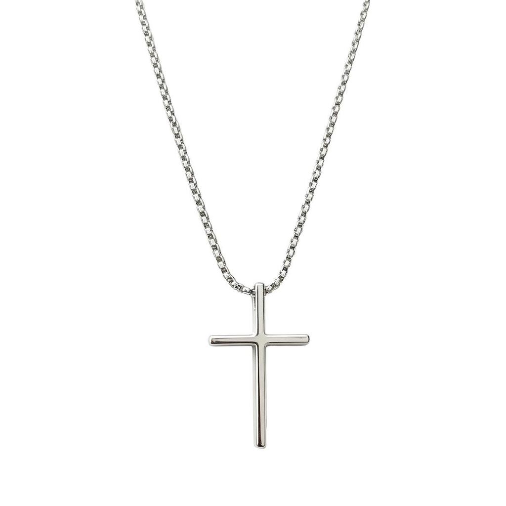 Cross Necklace Men and Women Simple Daily Design Sense Fashion Pendant Sweater Chain Accessories Personal Items