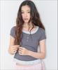 MIXXO Pattern Frill Layered T-Shirt Re Lwg412A_Miwhwg50Qa