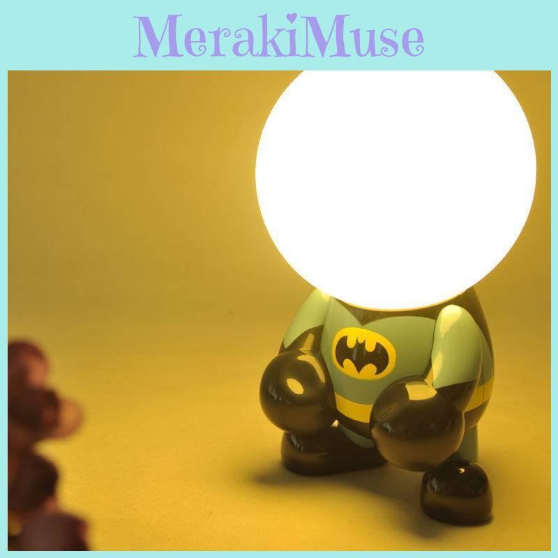 The Dark Knight Rises Superman Led Table Lamp Light Sensor Decoration Character