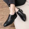 Men's Formal Leather Shoes Classic and Trendy British Style Wedding and Party Outdoor Leisure Business Plus Size Men's Shoes