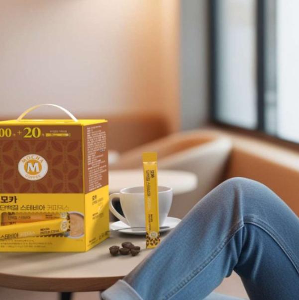 Sugar-Free Protein Coffee Mix with Stevia