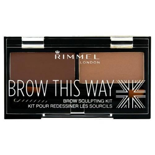 Kit Sourcils - RIMMEL - Brow This Way 002 - Poudre - Marron - Teinte 002