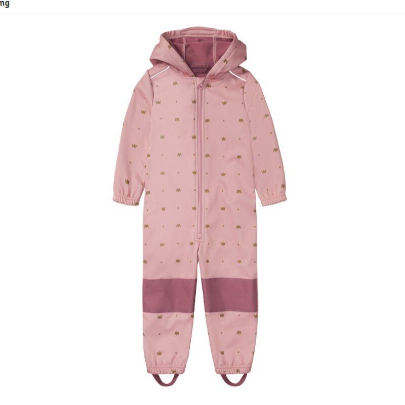 Outdoor Windproof Soft Shell Children's Jump Suit Boys and Girls Jumpsuit Romper Fleece-lined Heattech Waterproof Export