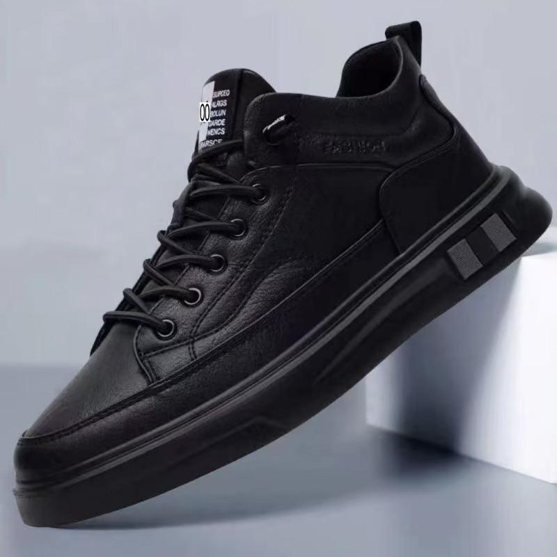 New autumn and winter men's shoes casual shoes leather platform men's waterproof sports casual men's shoes