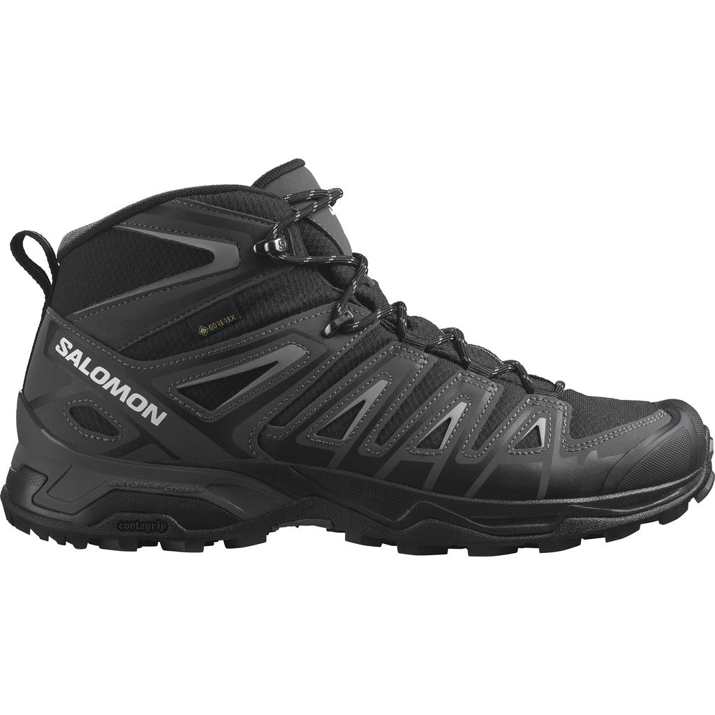 [Salomon] Hiking Trekking Shoes X ULTRA PIONEER MID GORE-TEX (X Ultra Pioneer Mid Gore-Tex) Men's Black/Magnet/Monument 27.0 Cm