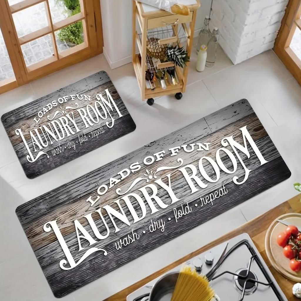 1 STK Blumen Willkommen Muster Fußmatten Küchenteppiche Rutschfest Pop Design Badezimmerteppiche Badematte Teppich für Zuhause Spüle Wäsche Dekor