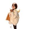 Cotton Clothes Women's Winter New Small Loose and Versatile Thickened Warm Hooded Jacket