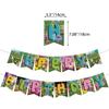 Themed Concert Monster Birthday Party Decorations Hanging Flag Banner Set Balloon
